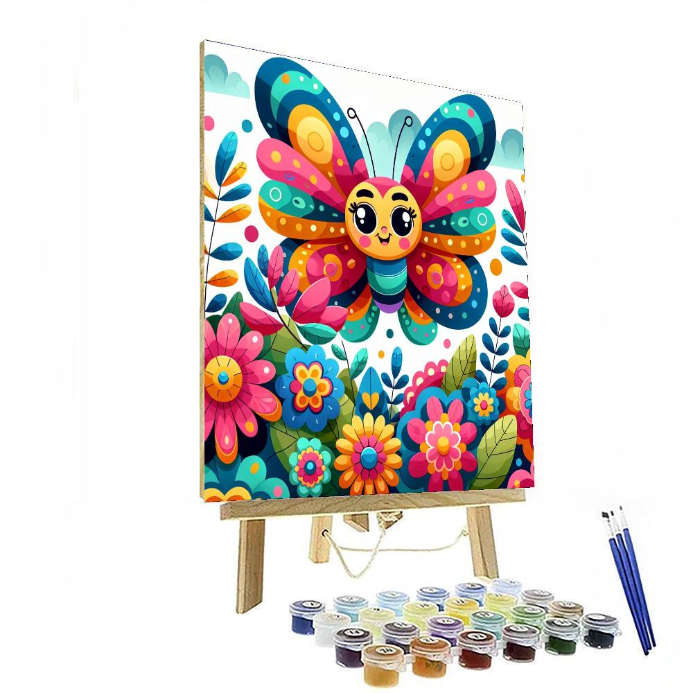 Enchanting Butterfly Numbered Painting Kits