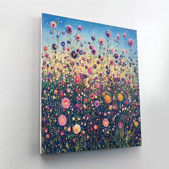 Georges Seurat Inspired Spring Blossom Reverence  Numbered Painting Kits