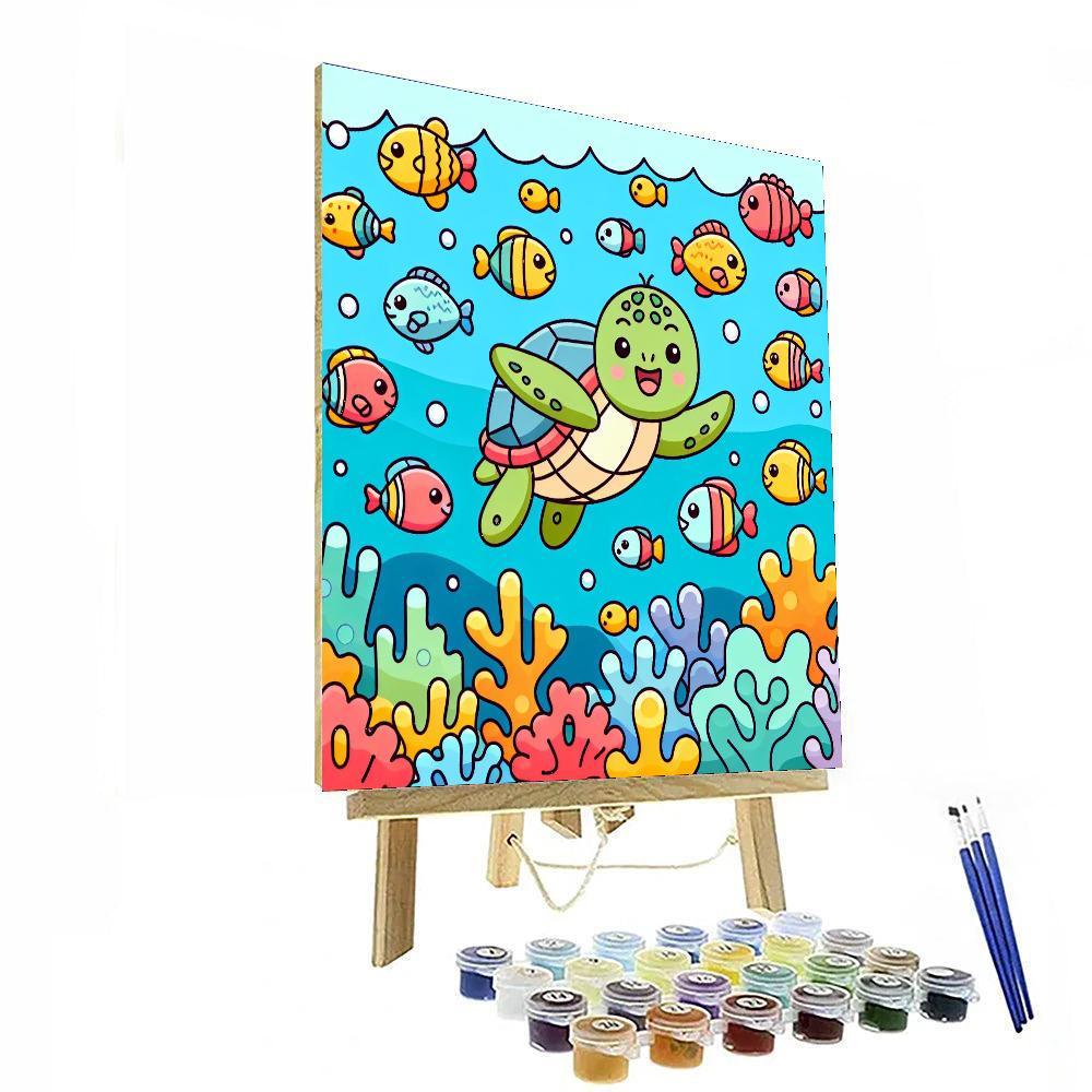 Underwater Exploration Journey Paint By Color