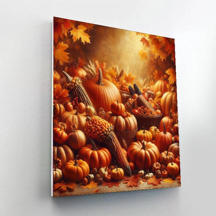 Harvest Festivities Delight DIY Paint By Numbers
