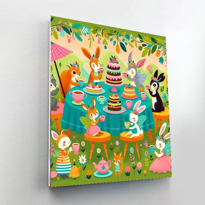 Magic Garden Tea Party Paint By Numbers