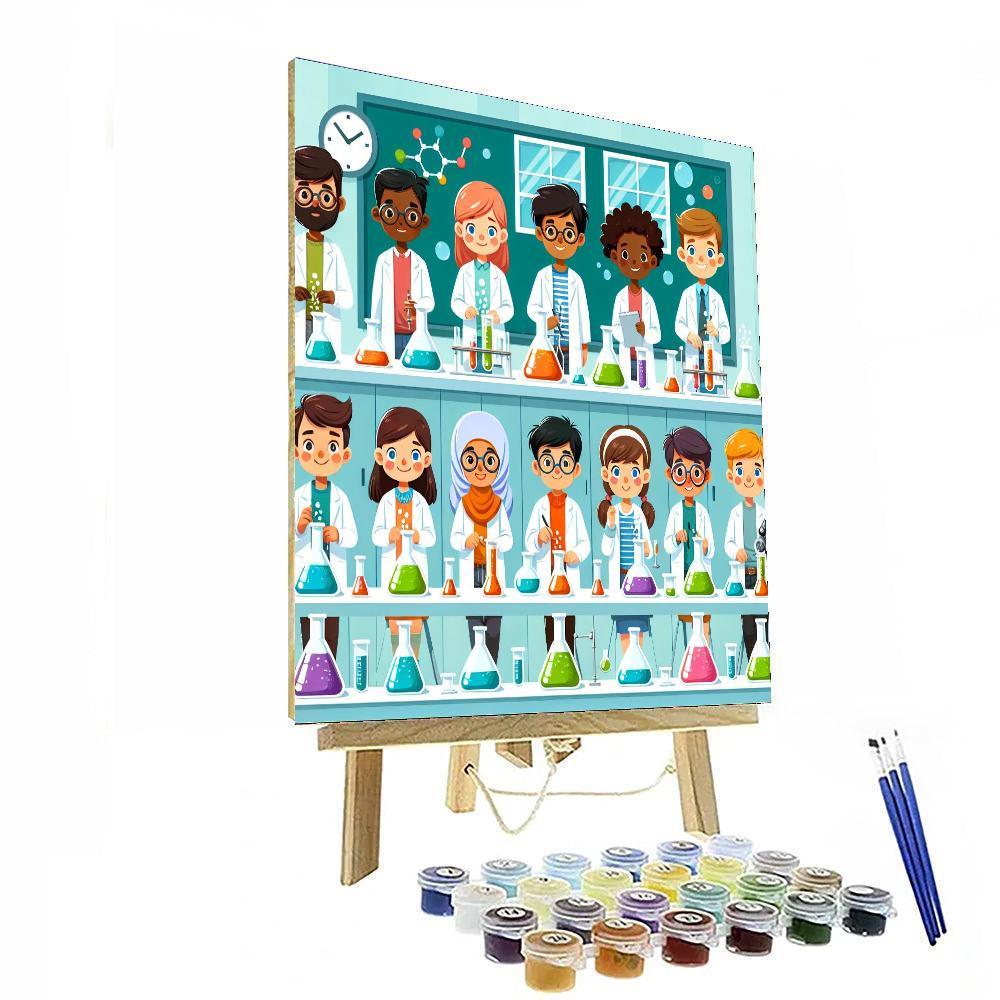 Science Lab Expedition Paint By Color