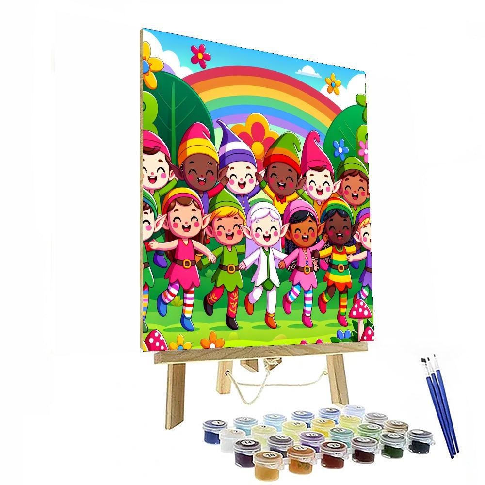 Enchanting Elves Paint By Numbers Art