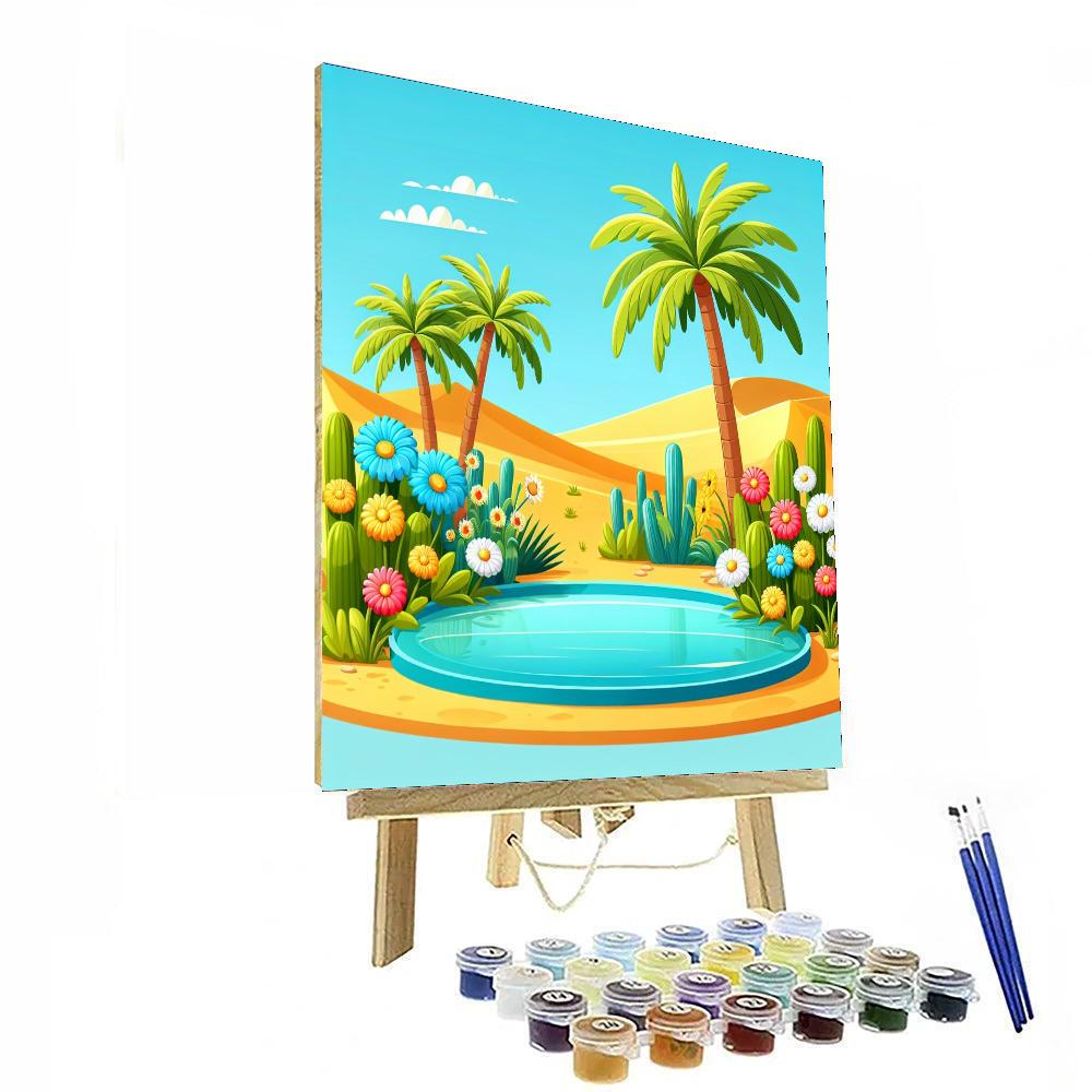 Enchanted Oasis Paint By Numbers Art