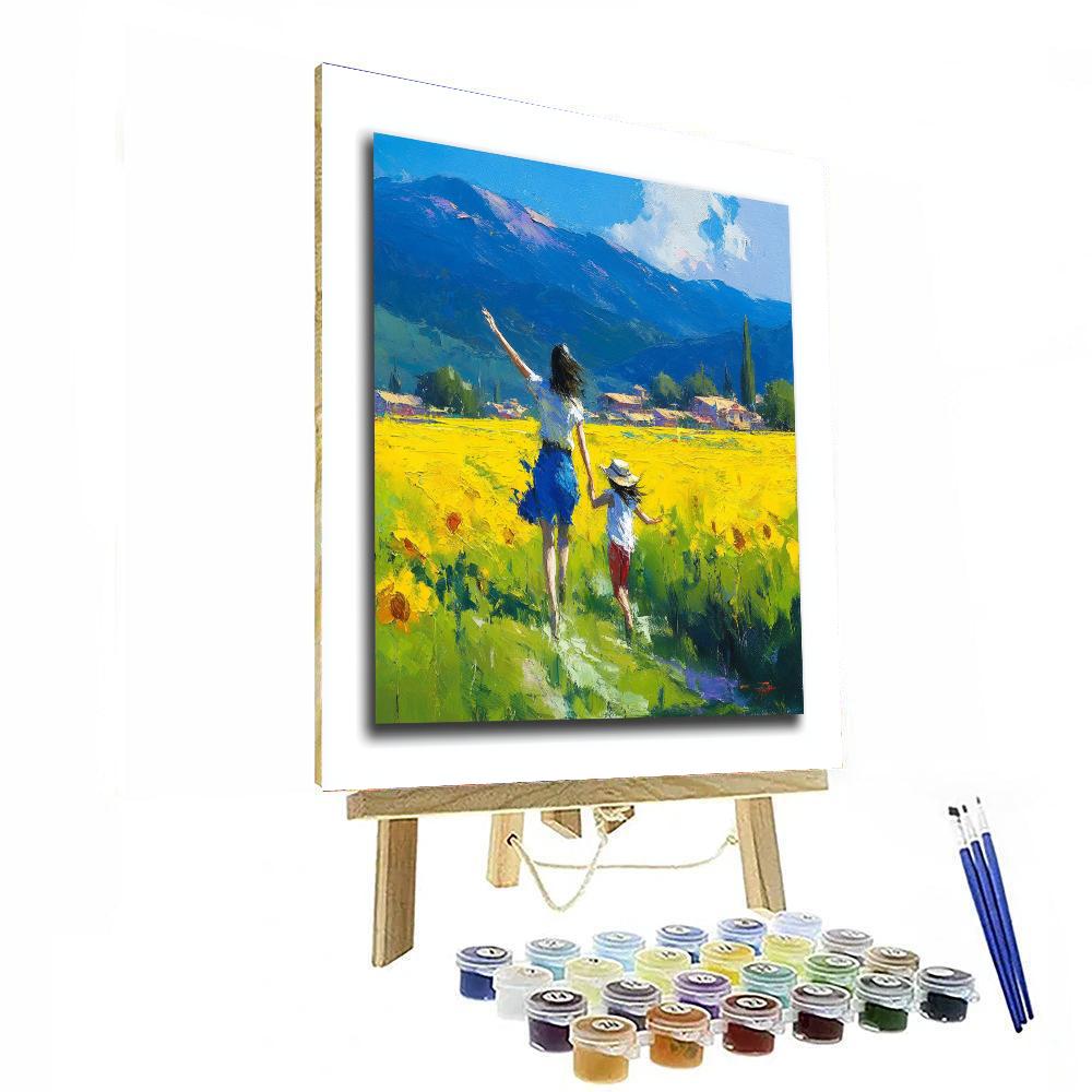 Symphony Of Sunflowers Paint By Color