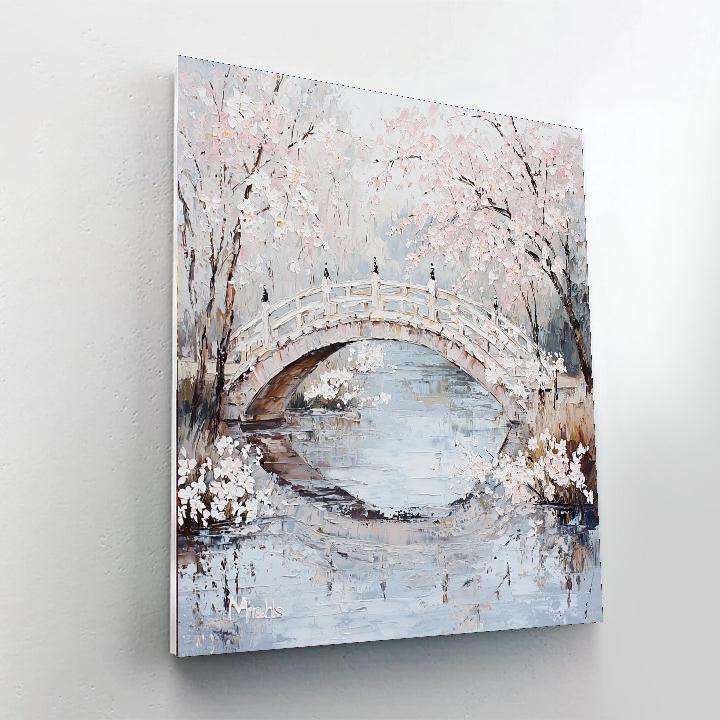 Monet Inspired Spring Blossom Dance  Painting By Numbers Kit