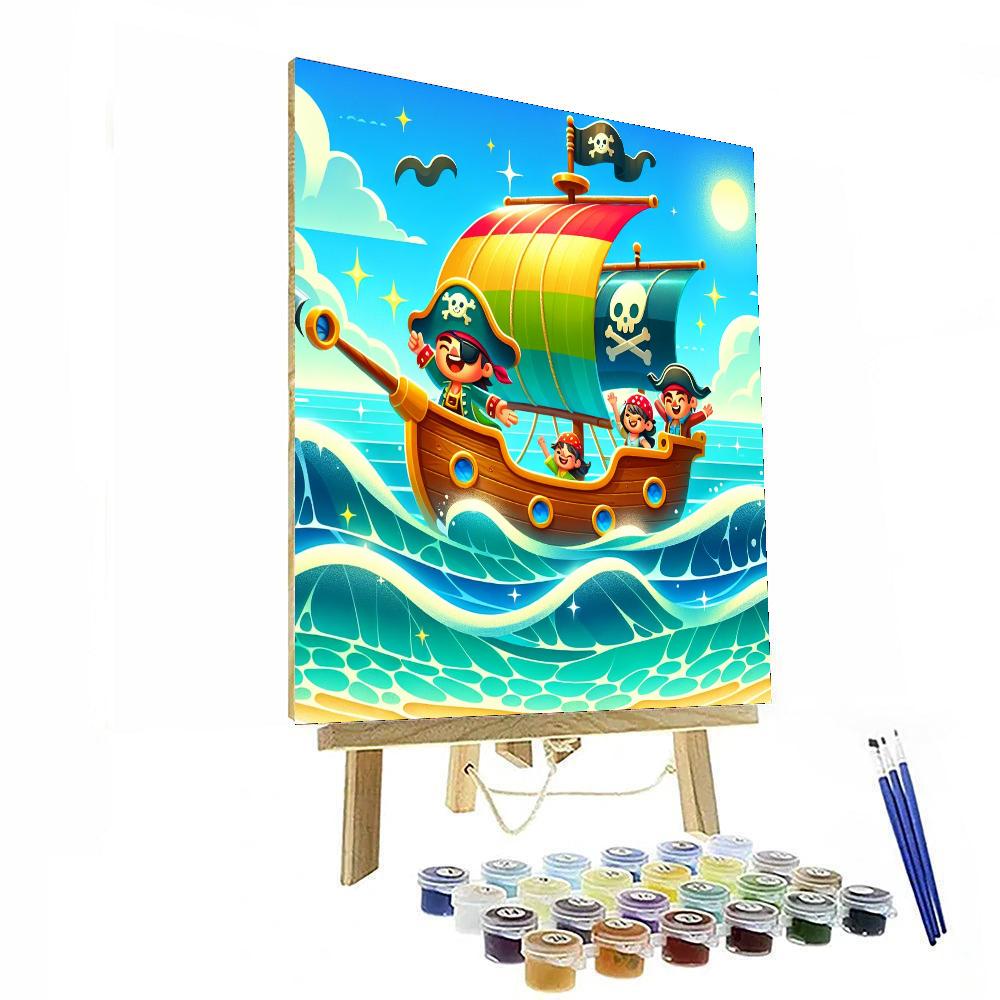 Adventure Time Pirates Paint By Numbers Art