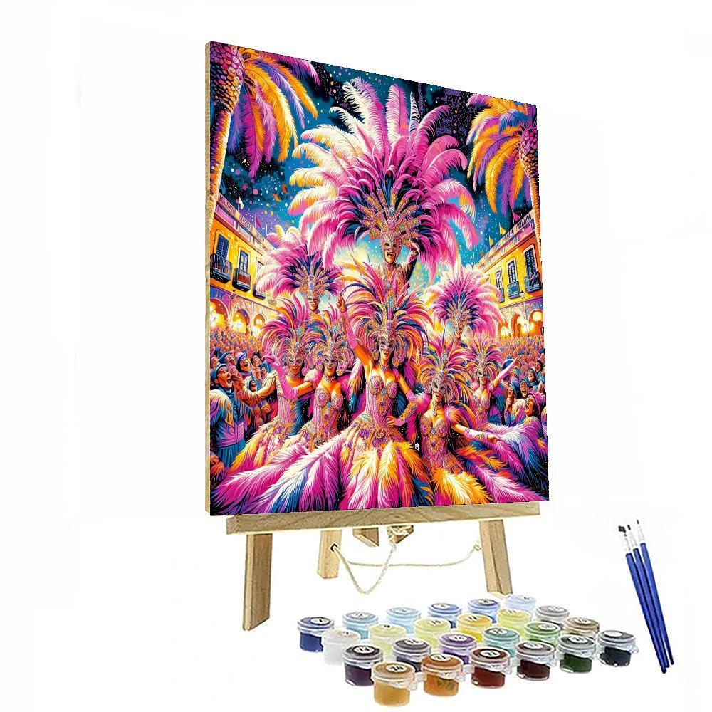 Carnaval De Santa Cruz De Tenerife - Spain DIY Paint By Numbers