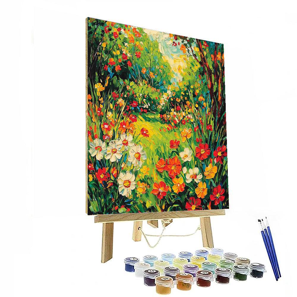 Vincent Van Gogh Inspired Garden Of Harmony  Paint By Numbers