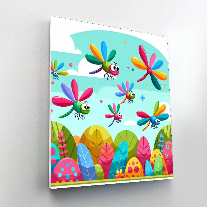 Dashing Dragonfly Derby Numbered Painting Kits