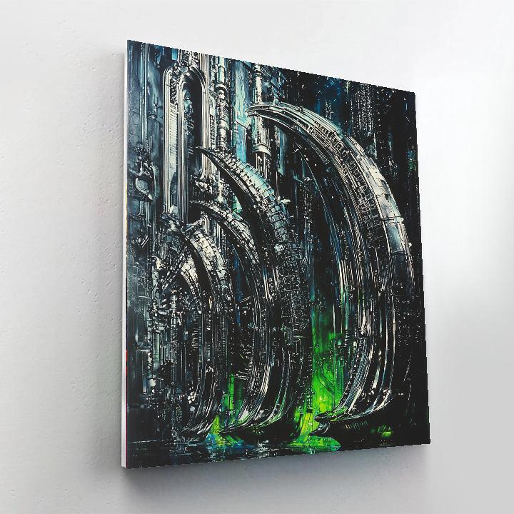 H.R. Giger Inspired Modern Sci-Fi Visions  Paint By Numbers