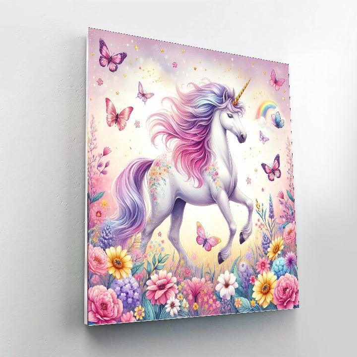 Fanciful Unicorn Dreams Paint By Numbers Art