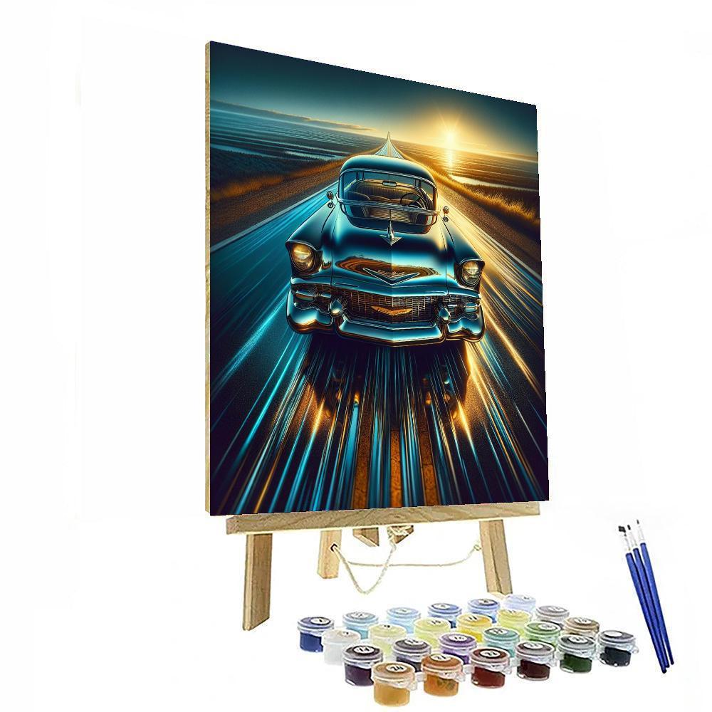 Classic Car Adventure Paint By Color