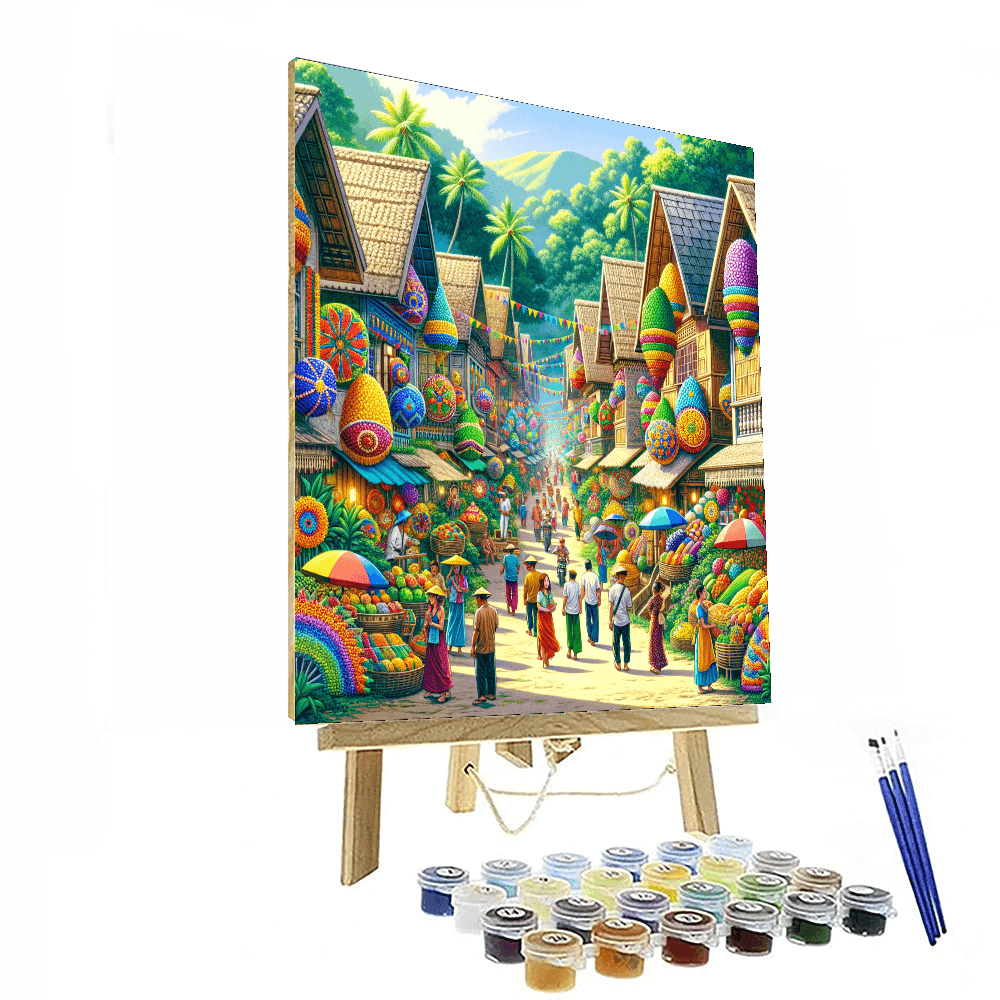 Pahiyas Festival - Philippines Painting By Numbers Kit