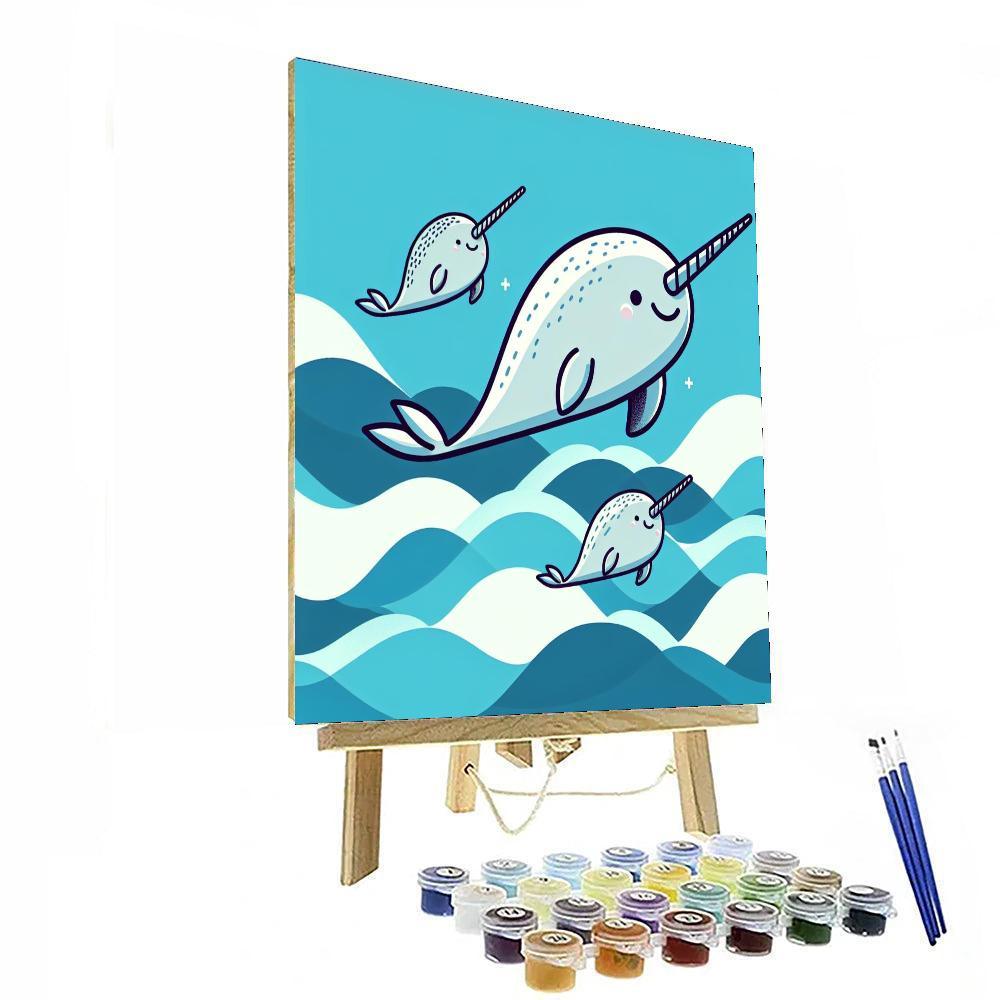 Nurturing Narwhals Numbered Painting Kits