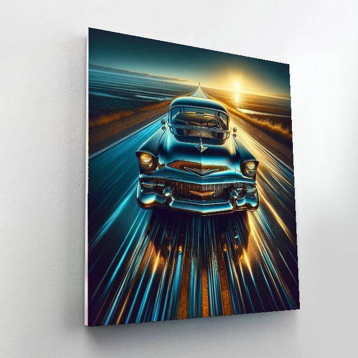 Classic Car Adventure Paint By Color