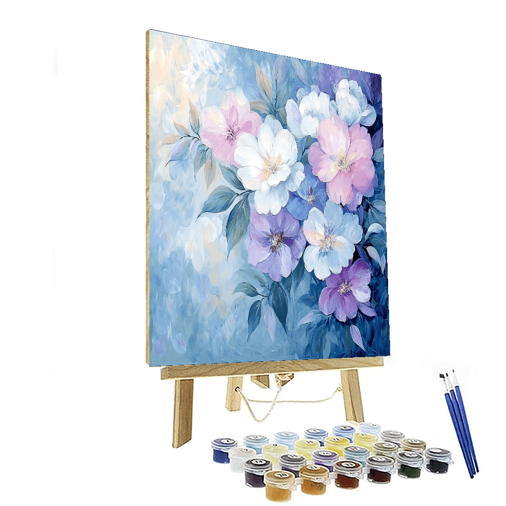 Renoir Inspired Serene Floral Symphony - DIY Painting By Numbers Kit