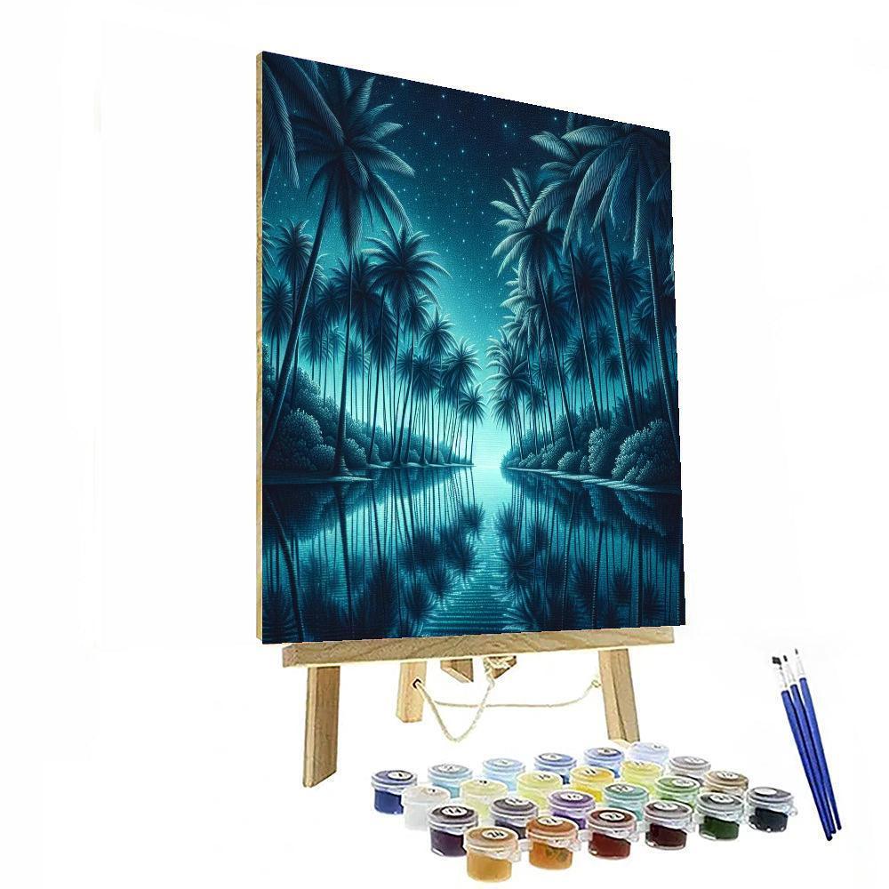 Starlit Oasis Painting By Numbers Kit