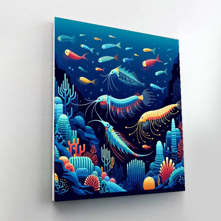 Mysterious Undersea Creatures Paint By Number