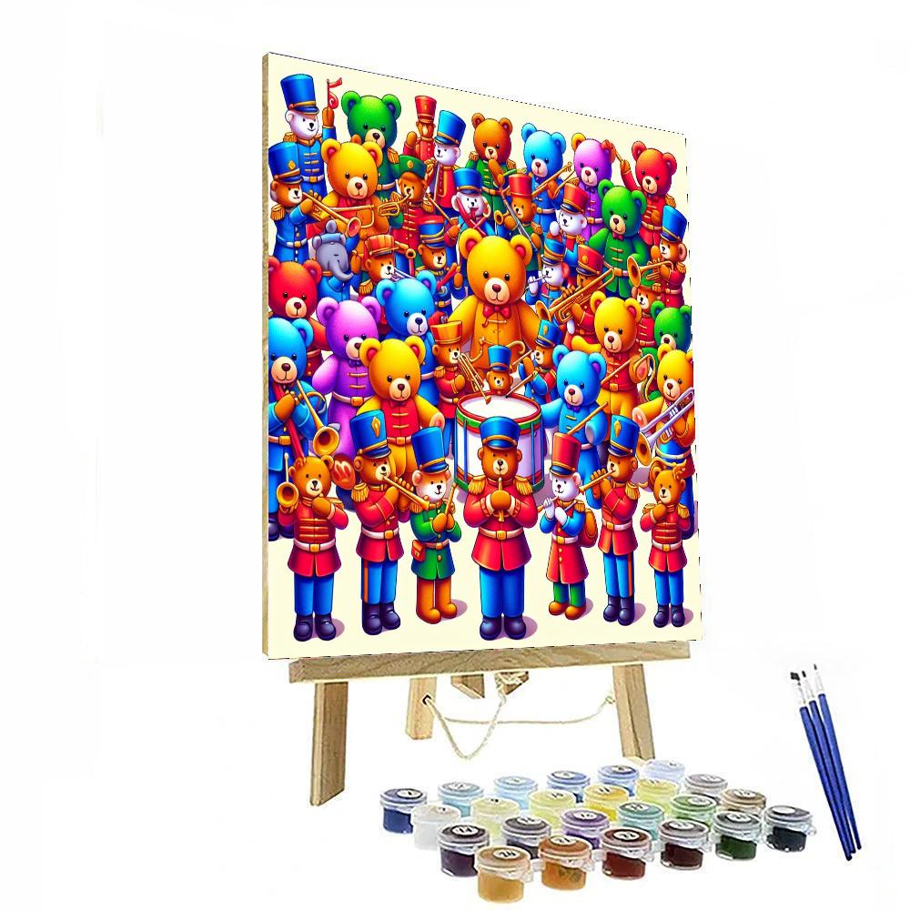 Toyland Parade Painting Number Kit