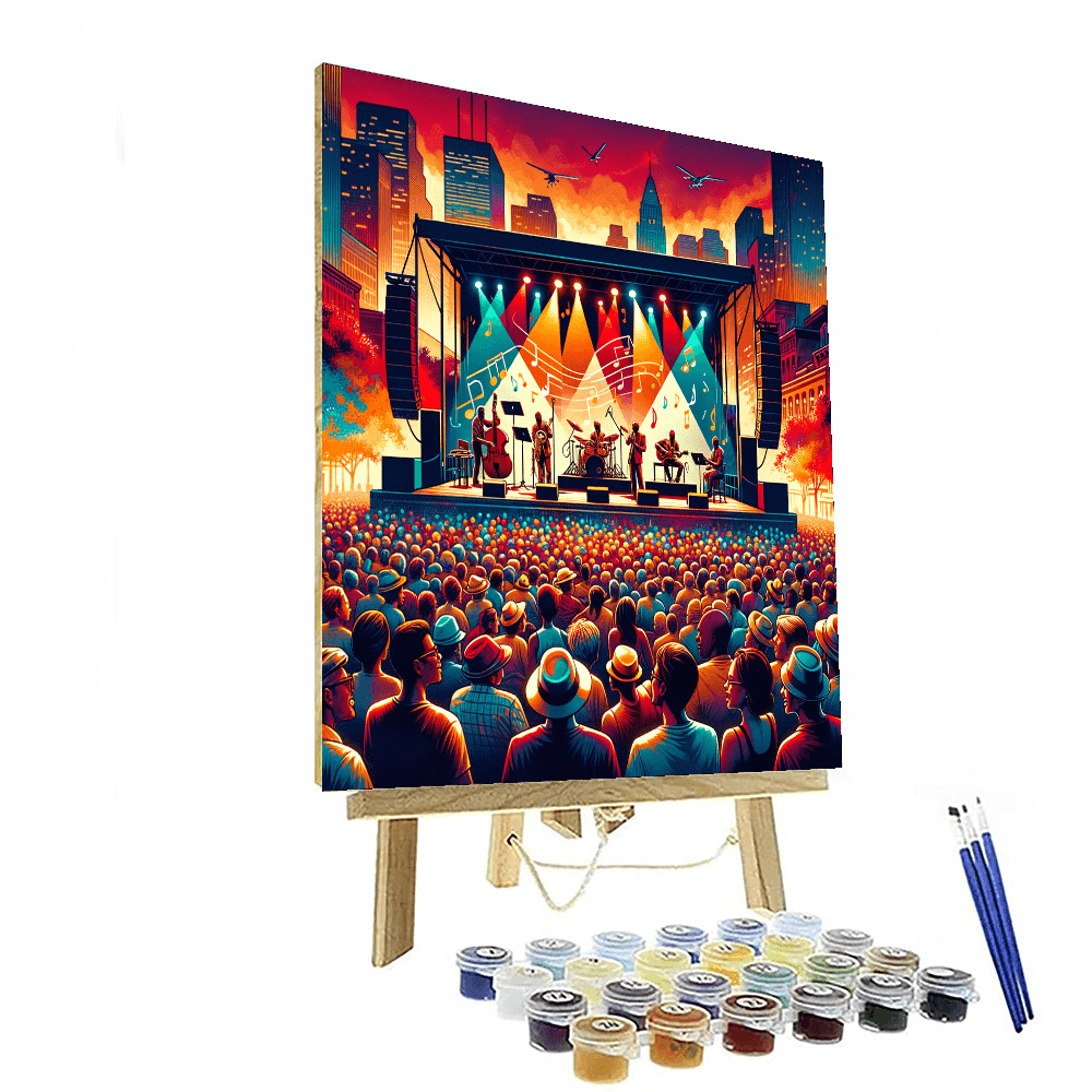 Festival Internacional De Jazz De Montreal DIY Paint By Numbers