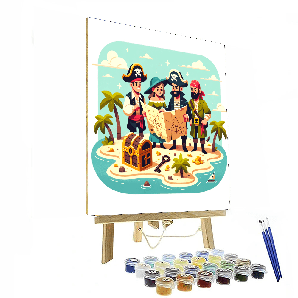 Adventure Pirate Quest Number Painting