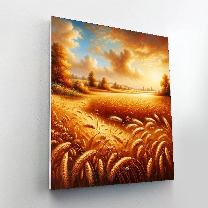 Charming Country Harvest Paint By Numbers Art
