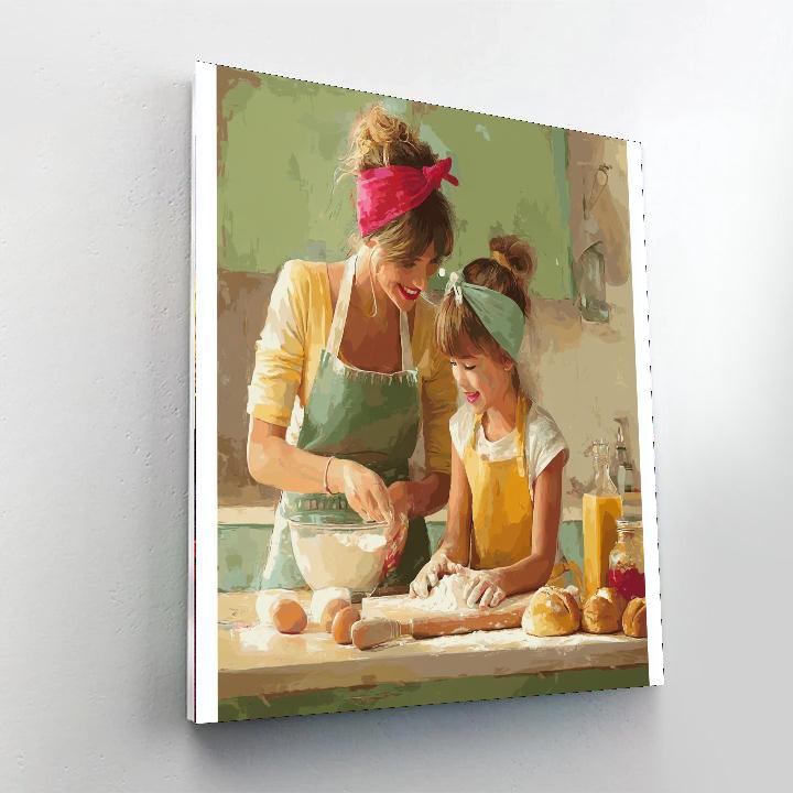 Moms Make The Best Memories Number Painting