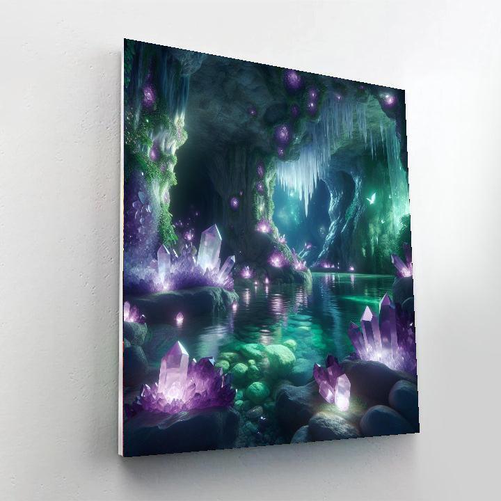 Crystal Cavern Escape Painting By Numbers Kit