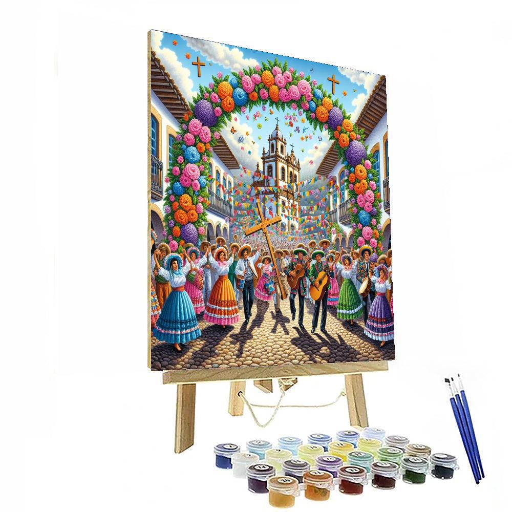 Festa Das Cruzes - Portugal Paint By Numbers Kits