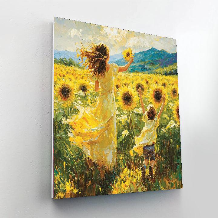 Fields Of Sunshine Numbered Painting Kits
