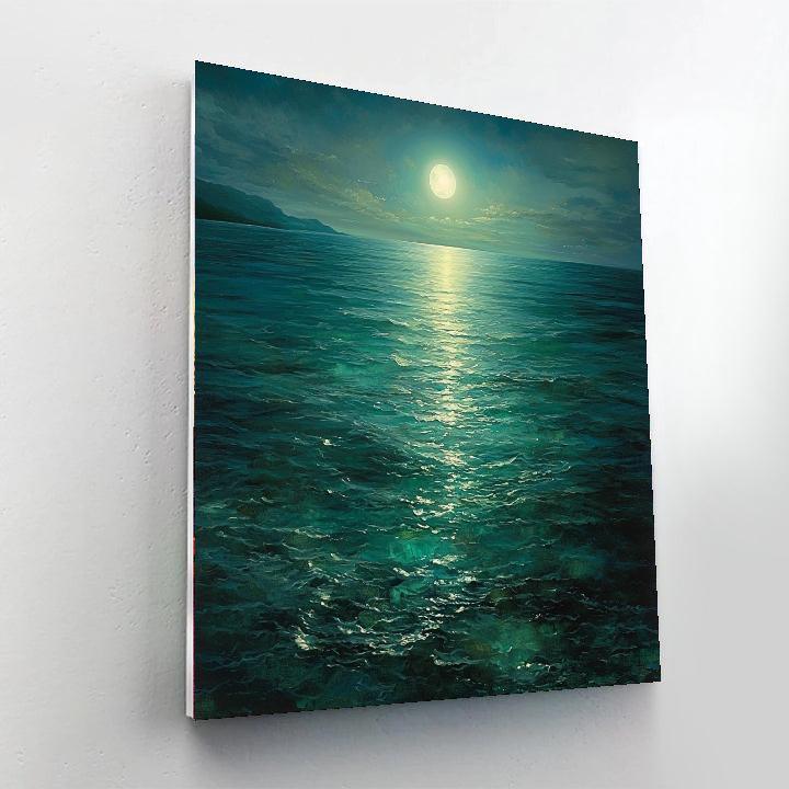 Caravaggio Inspired Eclipse Of Silent Seas  DIY Paint By Numbers