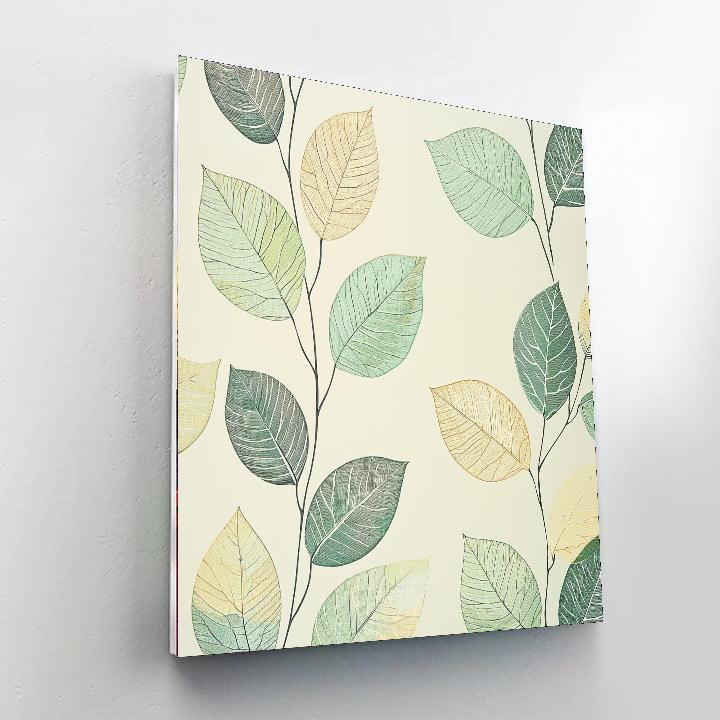 Leonardo Da Vinci Inspired The Whispers Of Leaves  Paint By Numbers Art