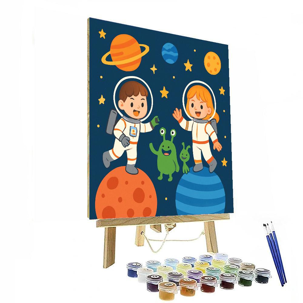 Deep Space Exploration Numbered Painting Kits