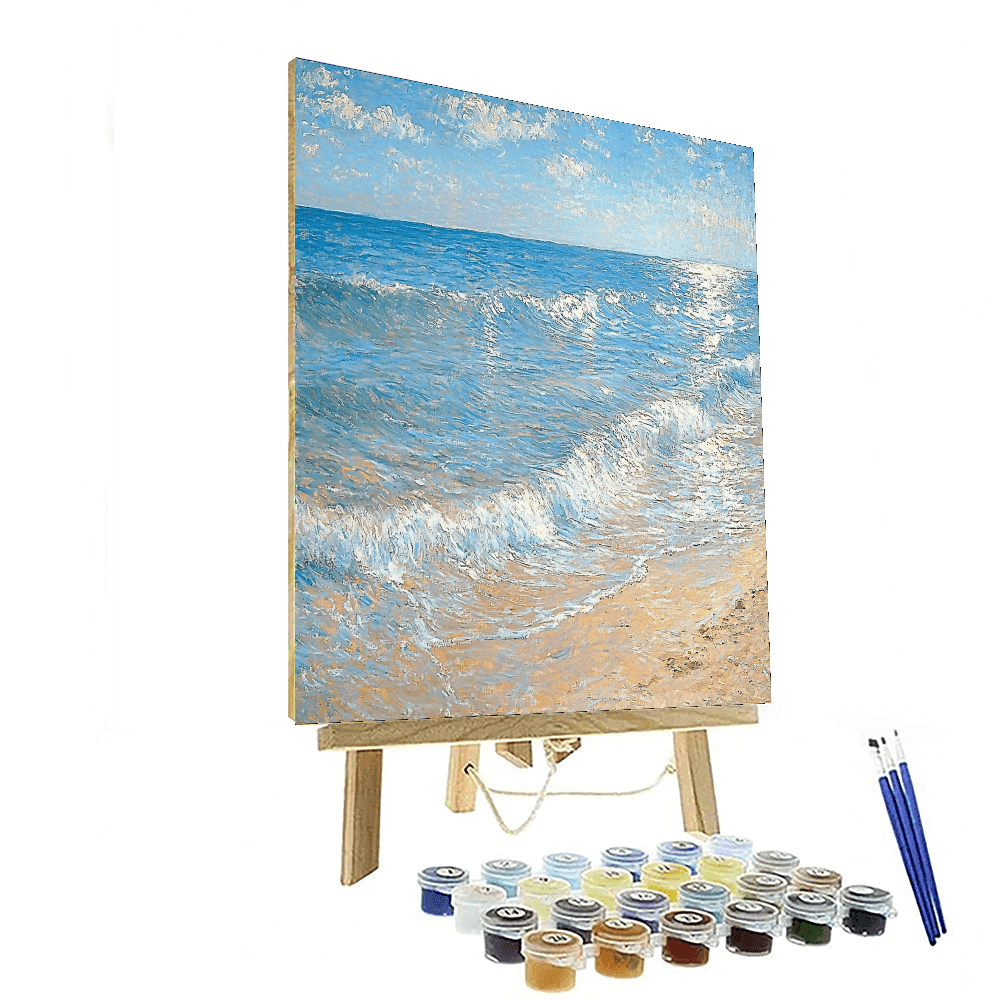 Monet Inspired Timeless Ocean Reflections  Painting By Numbers Kit