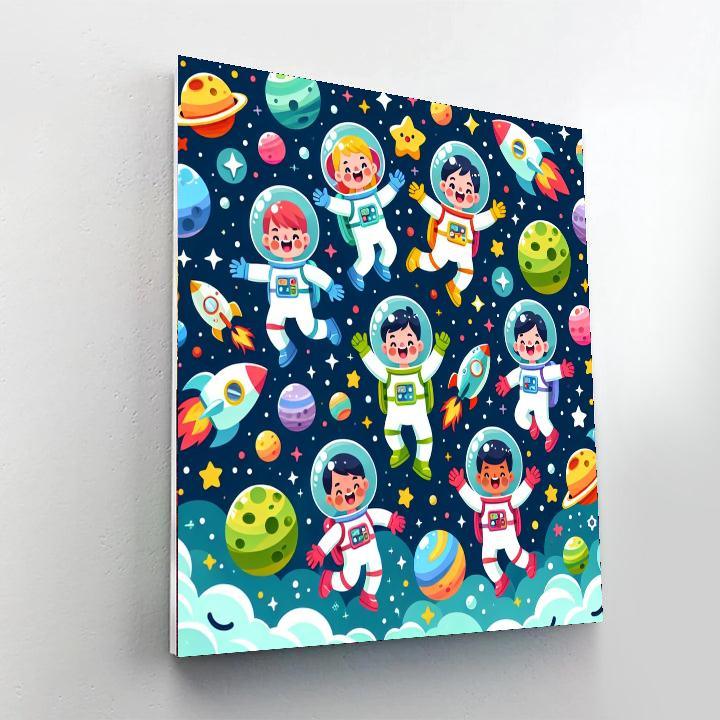 Adventurous Outer Space Journey Paint By Numbers