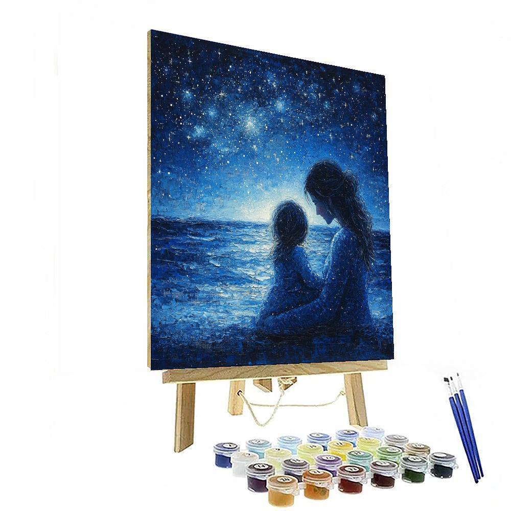Embraced By Stars Paint By Numbers