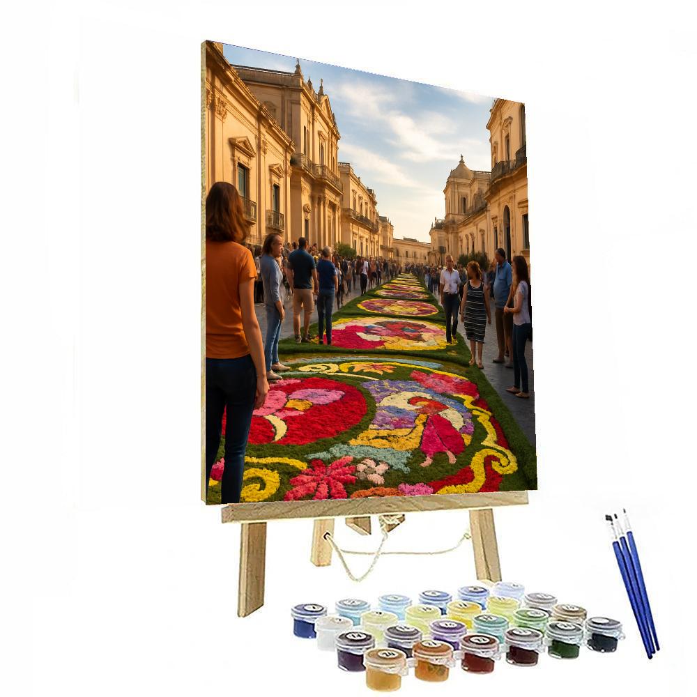 Flower Festival Of Salento Painting Number Kit