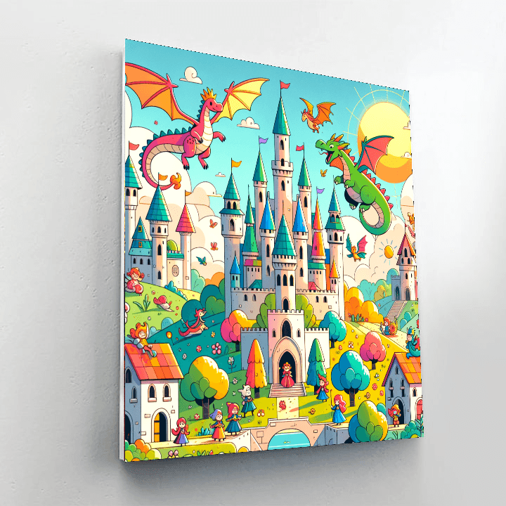 Magical Fairy Tale World Paint By Color