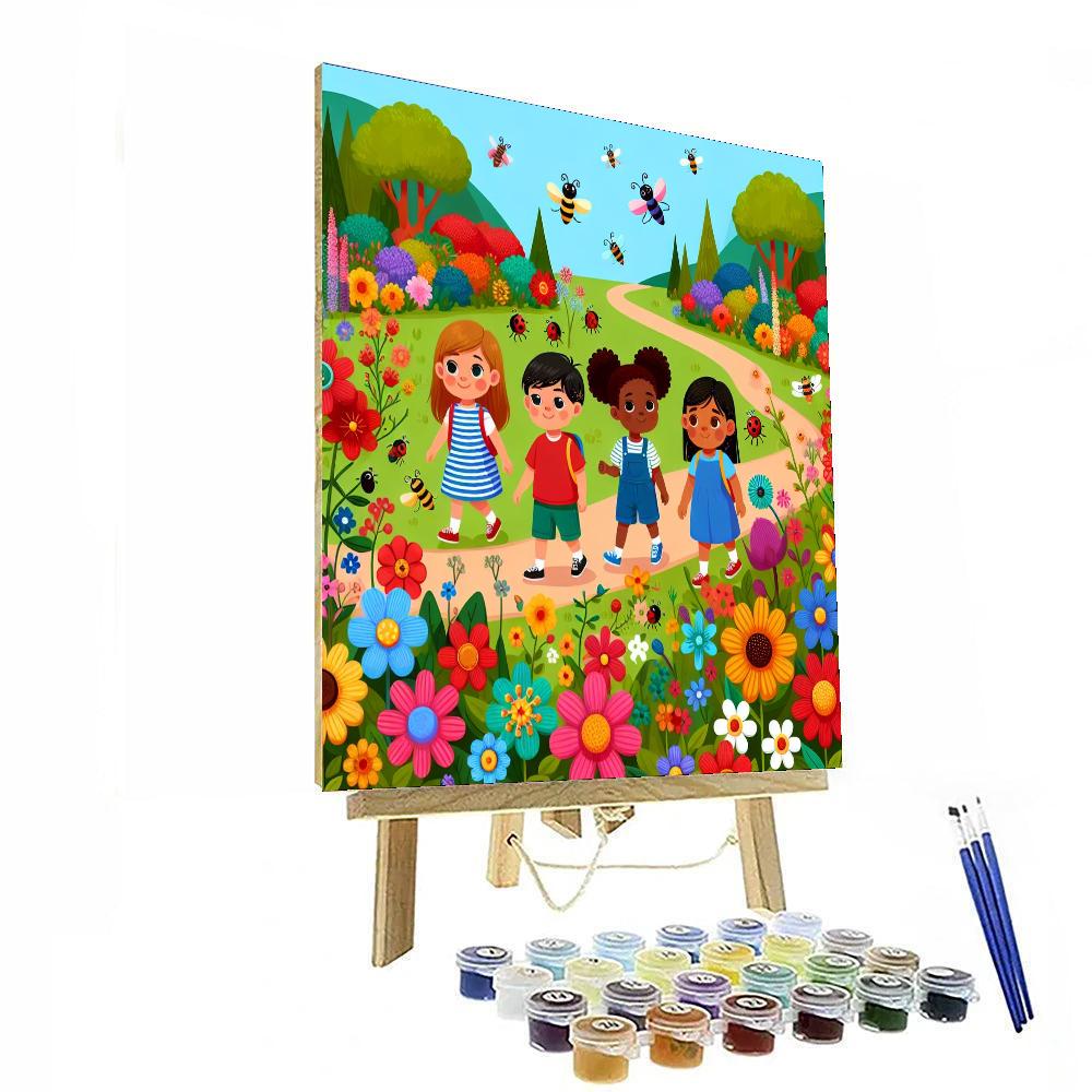 Garden Adventure Trail DIY Paint By Numbers