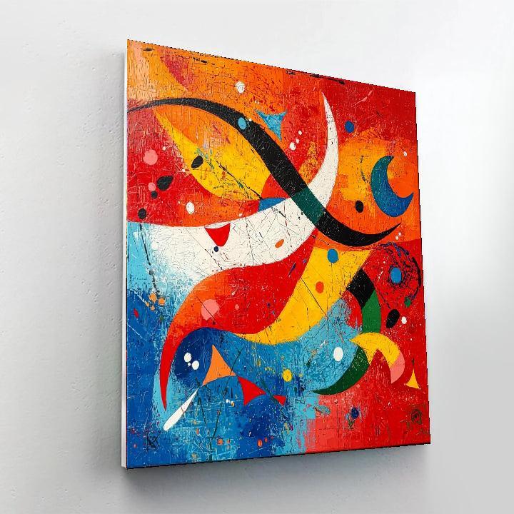 Joan Miró Inspired Fragments Of Joy  Paint By Numbers Art