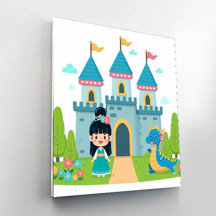 Princess Castle Fantasy Paint By Numbers Kits