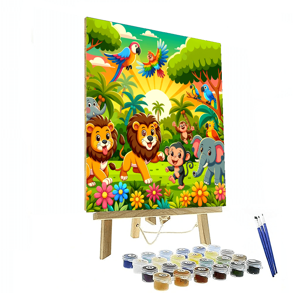 Fantasy Jungle Quest Paint By Number