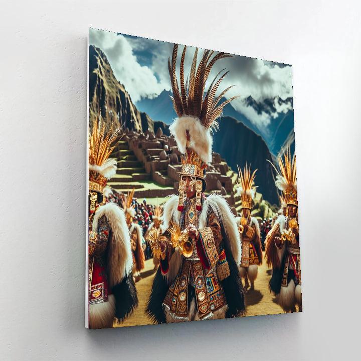 Festival Of The Sun - Cusco Number Painting