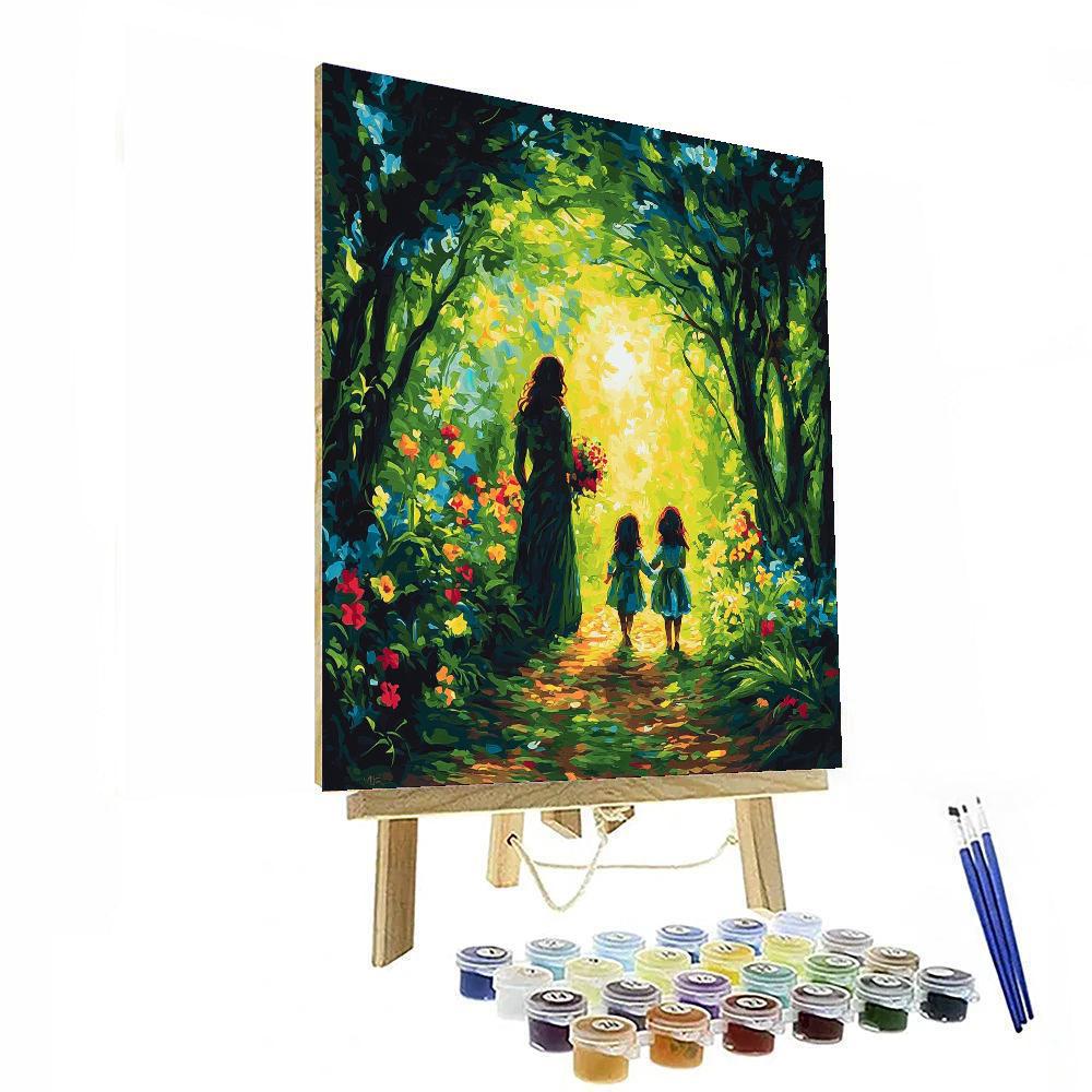 Love's Hidden Garden Number Painting