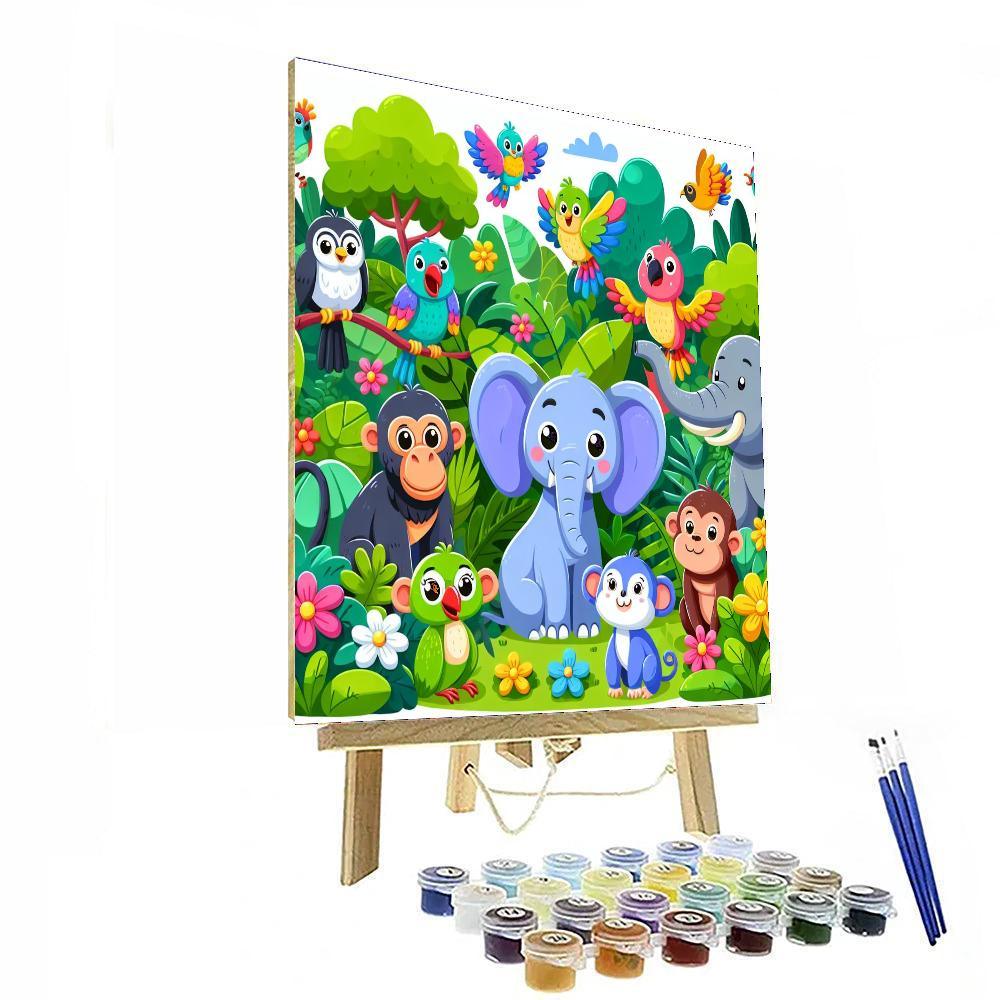 Adventures With Animal Friends Paint By Number