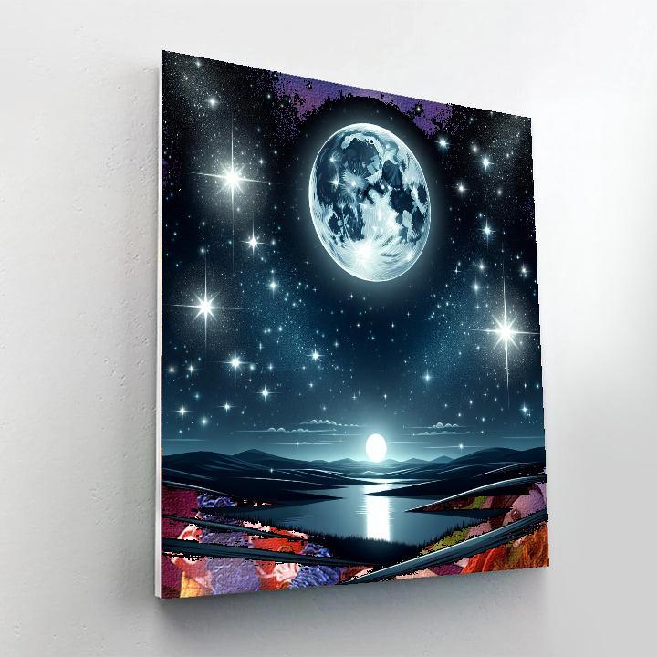 Starry Night Enchantment Numbered Painting Kits
