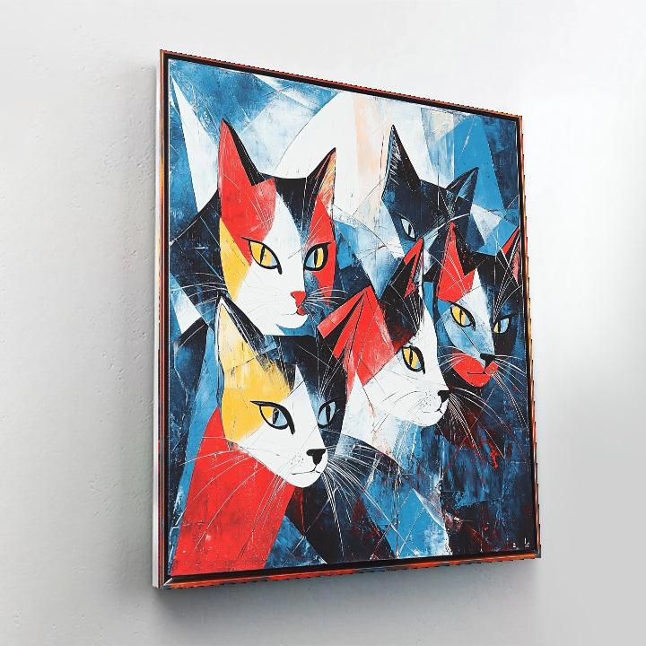 Pablo Picasso Inspired Picasso's Feline Fantasy  Paint By Numbers