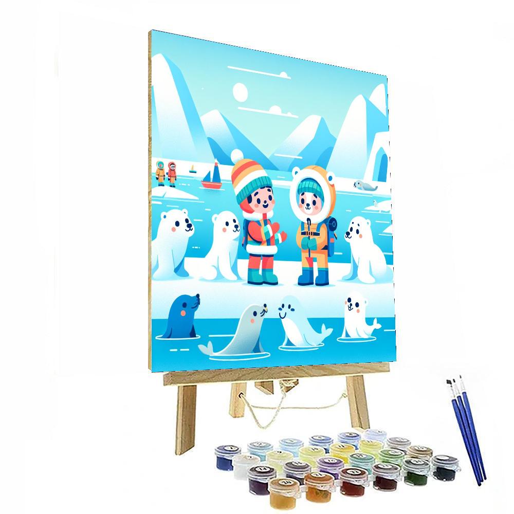 Arctic Polar Exploration Paint By Numbers Art