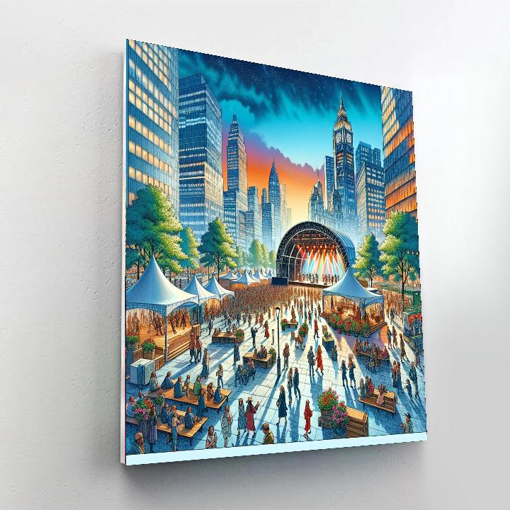 Melbourne International Arts Festival - Australia Numbered Painting Kits